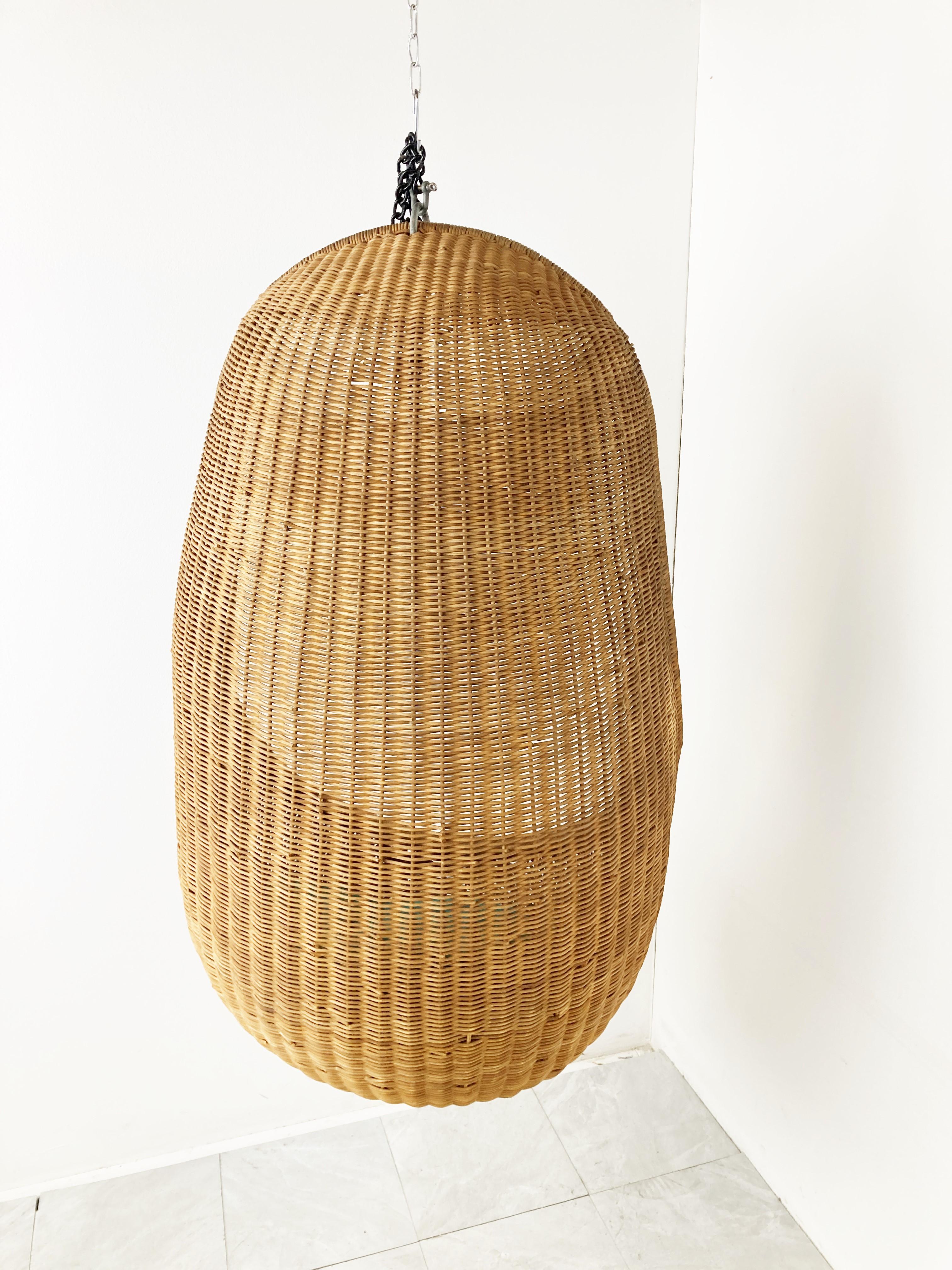 Mid-20th Century Vintage Hanging Egg Chair by Nanna Ditzel, 1960s For Sale