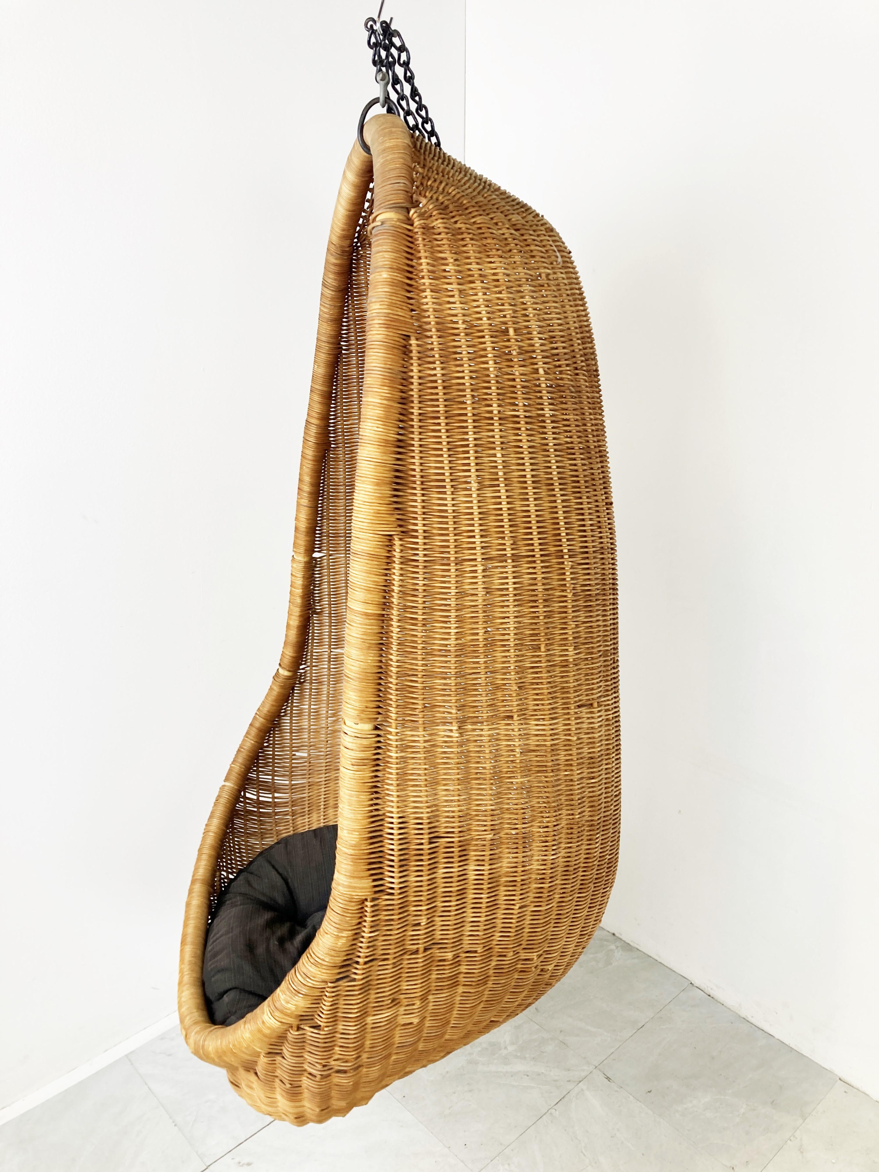 Mid-20th Century Vintage Hanging Egg Chair by Nanna Ditzel, 1960s