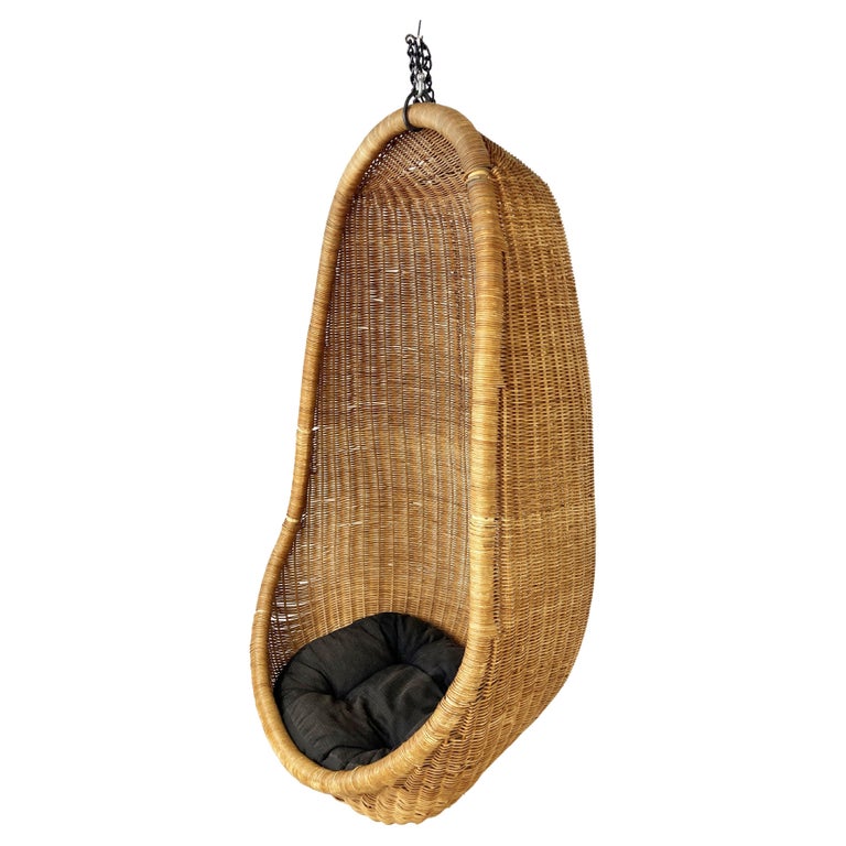 Vintage Hanging Egg Chair by Nanna Ditzel, 1960s For Sale at 1stDibs