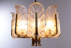 Vintage Orrefors Hanging Lamp by Carl Fagerlund, 1960s, Sweden