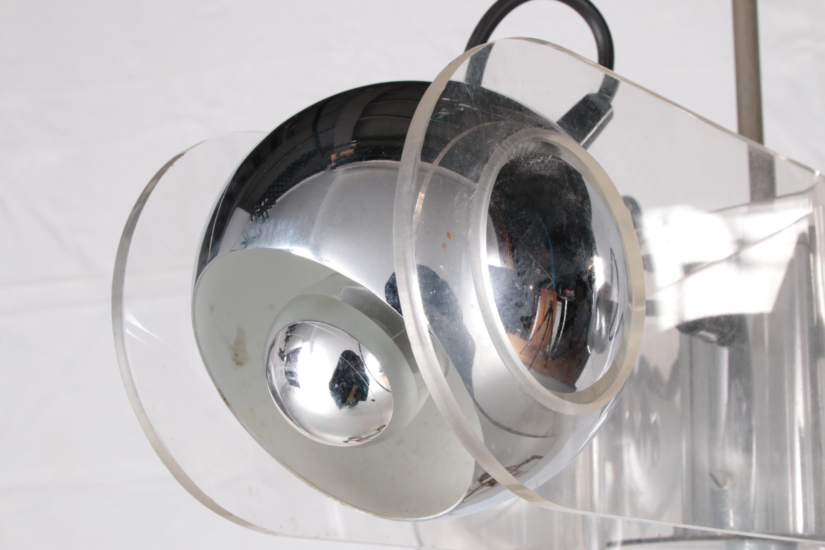 Mid-20th Century Vintage Hanging Lamp by Insta Elektro Germany, 1960s For Sale