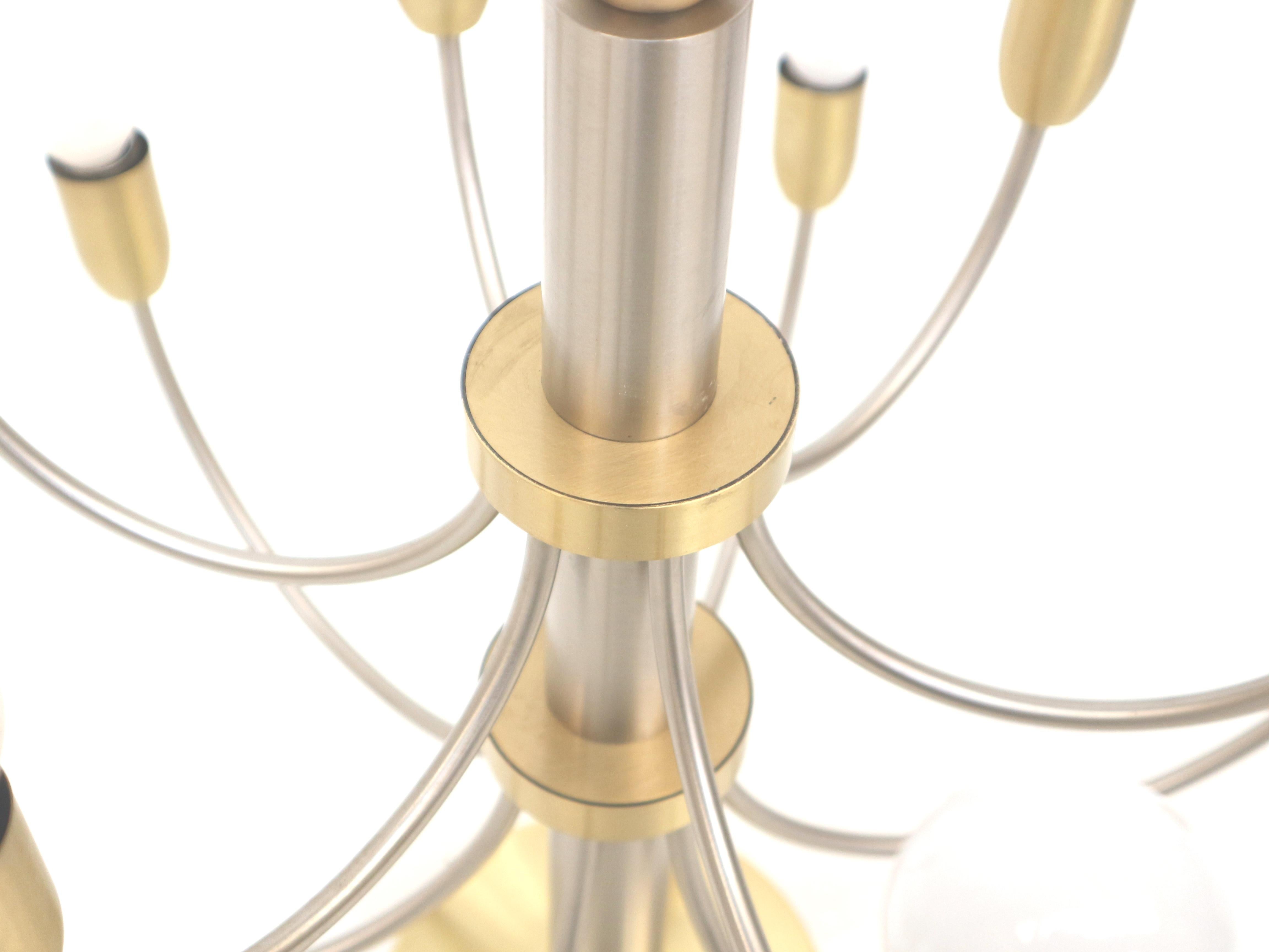 Laiton Lampe suspendue Kaiser Leuchten des années 1970 en vente