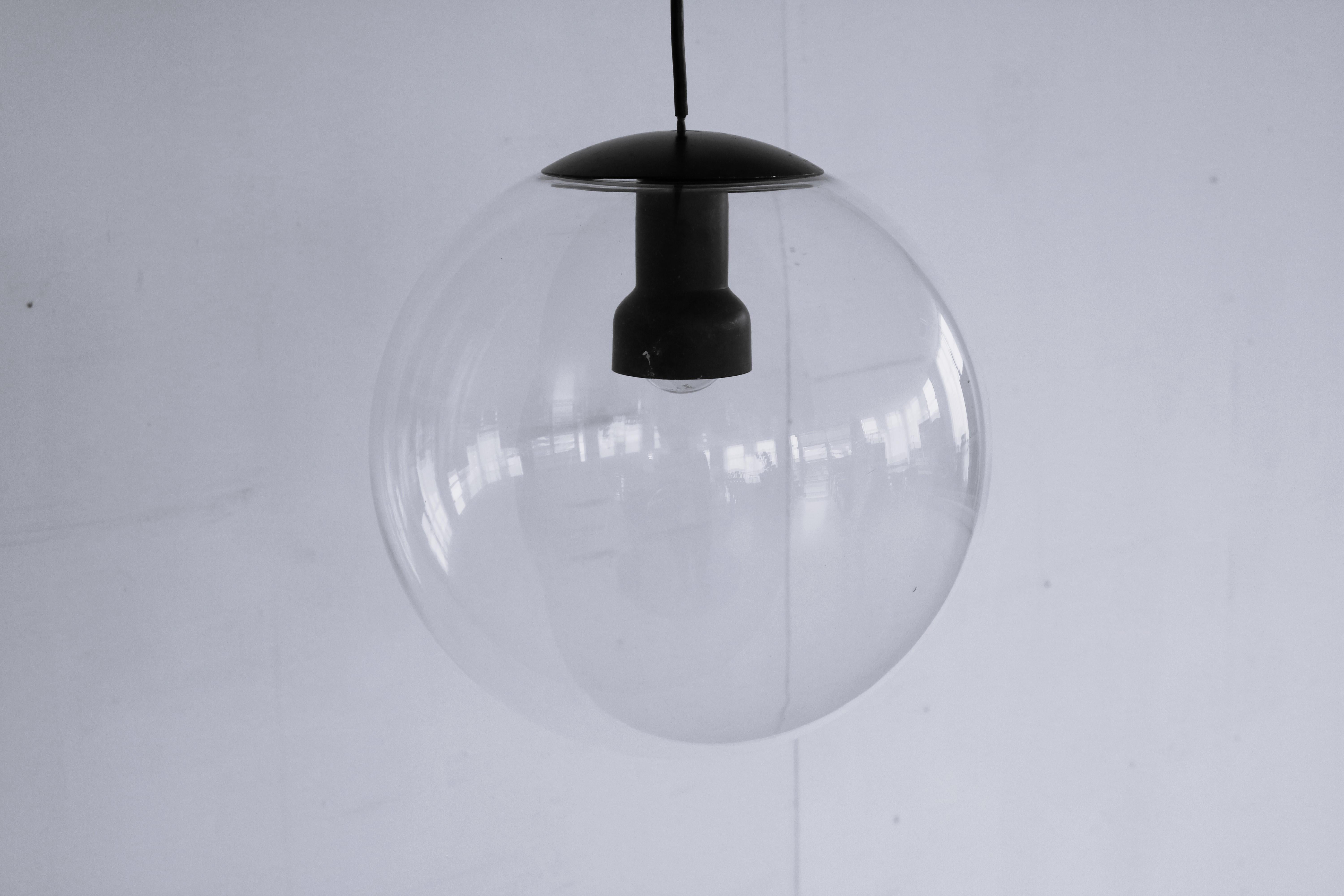lampe suspendue vintage  globe terrestre  Philips  60's en vente 1