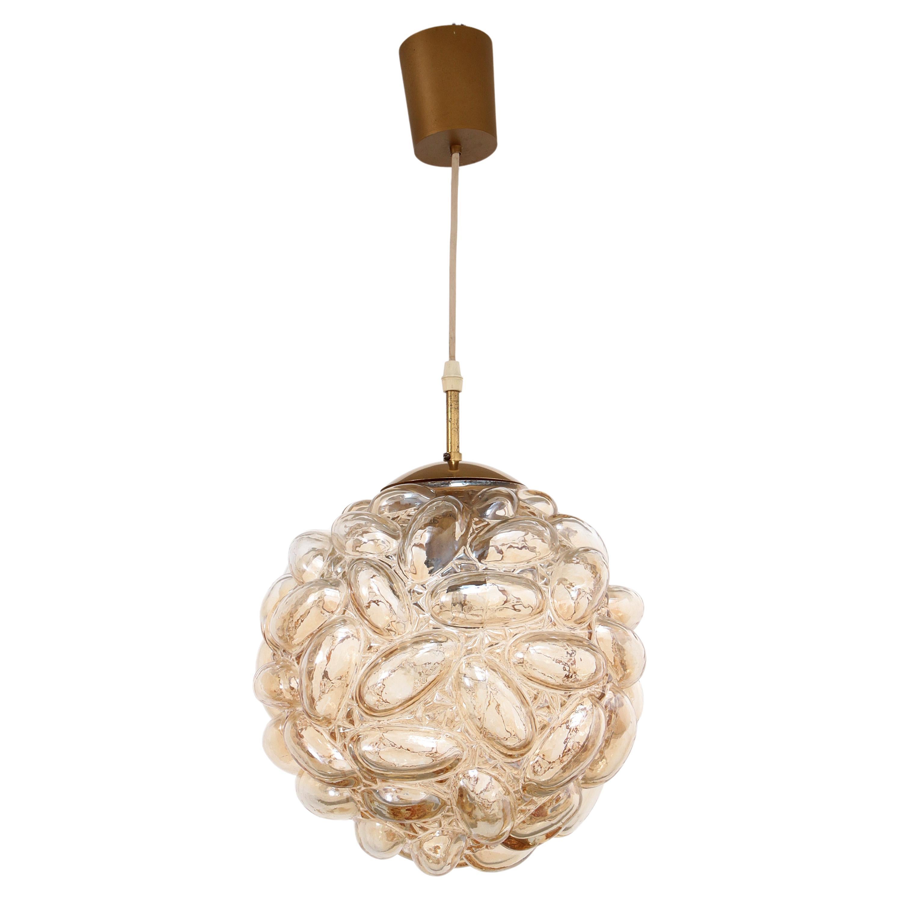 Vintage hanging lamp Helena Tynell, Glashütte Limburg XL