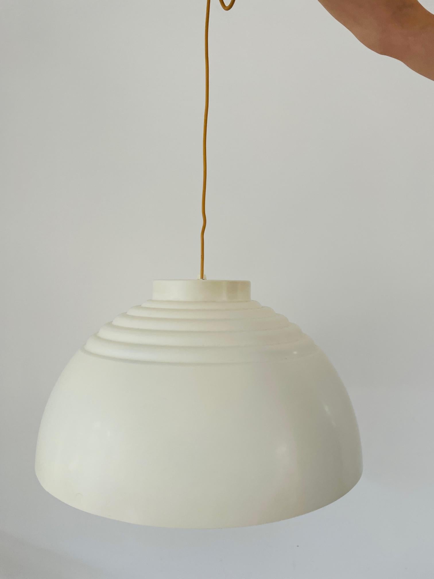 This is one of the most beautiful and rare lamps I've ever seen. Made by worldfamous Hans-Agne Jakobsson. This Swedish designer made a lot of furniture and lighting. This is one of the rarest of all. Where ever you look on the internet, you will