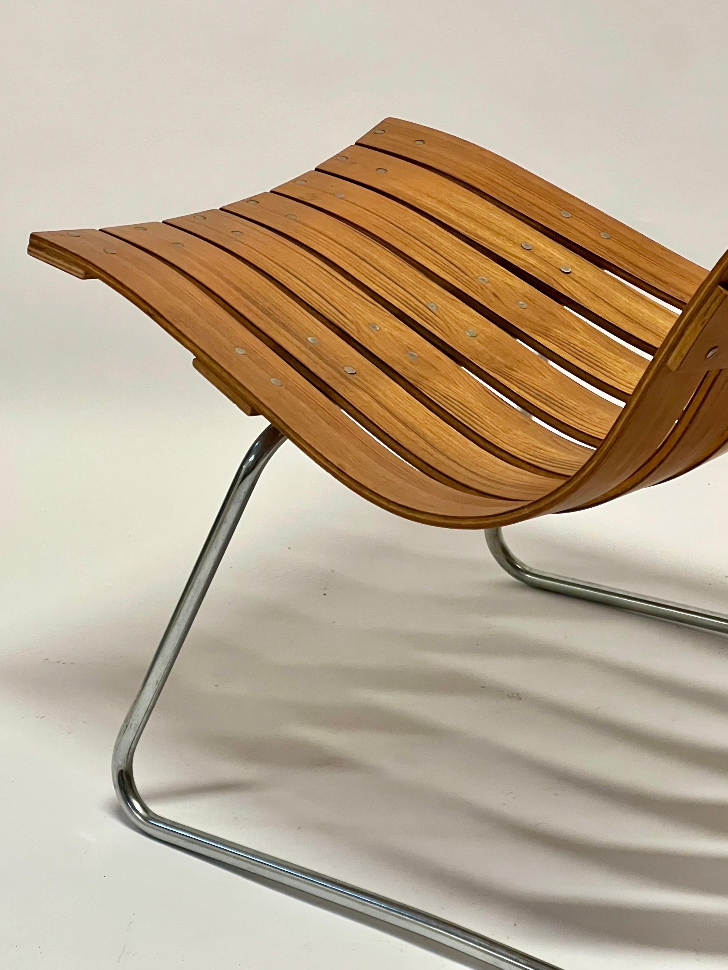 Vintage Hans Brattrud ‘Scandia” Teak Lounge Chair 1960s 4