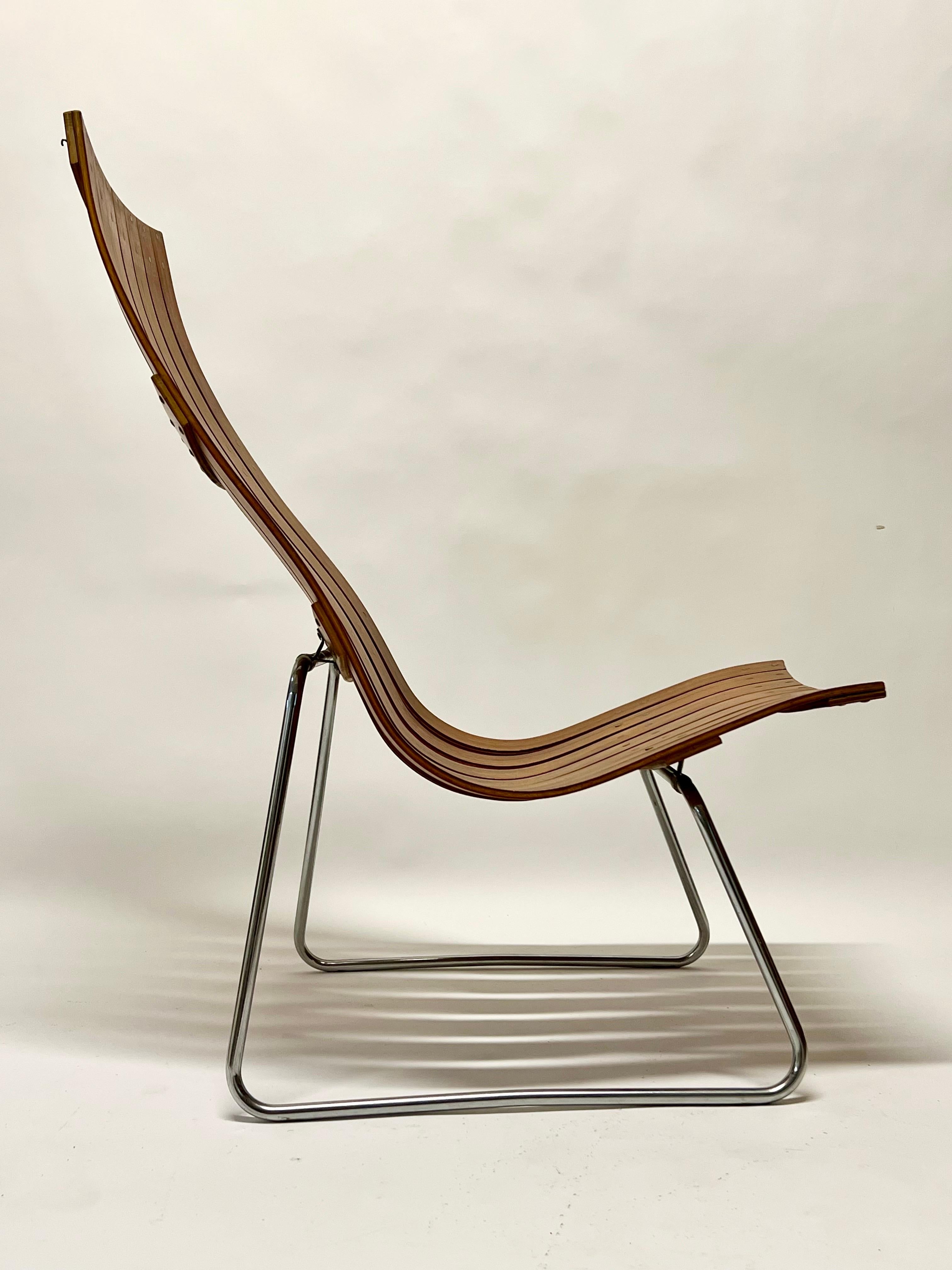 Vintage Hans Brattrud ‘Scandia” Teak Lounge Chair 1960s In Good Condition In Oakland, CA