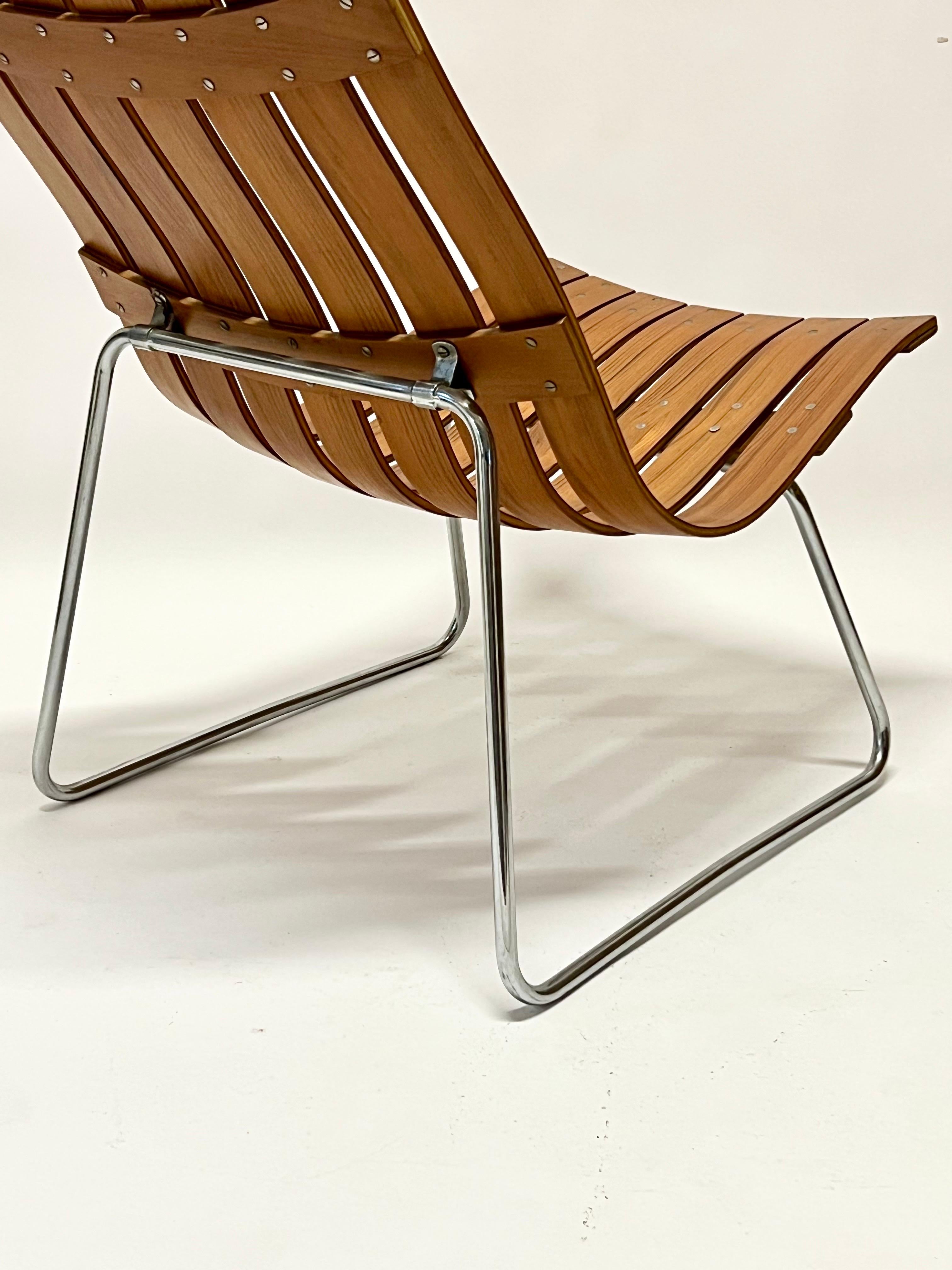 Vintage Hans Brattrud ‘Scandia” Teak Lounge Chair 1960s 2