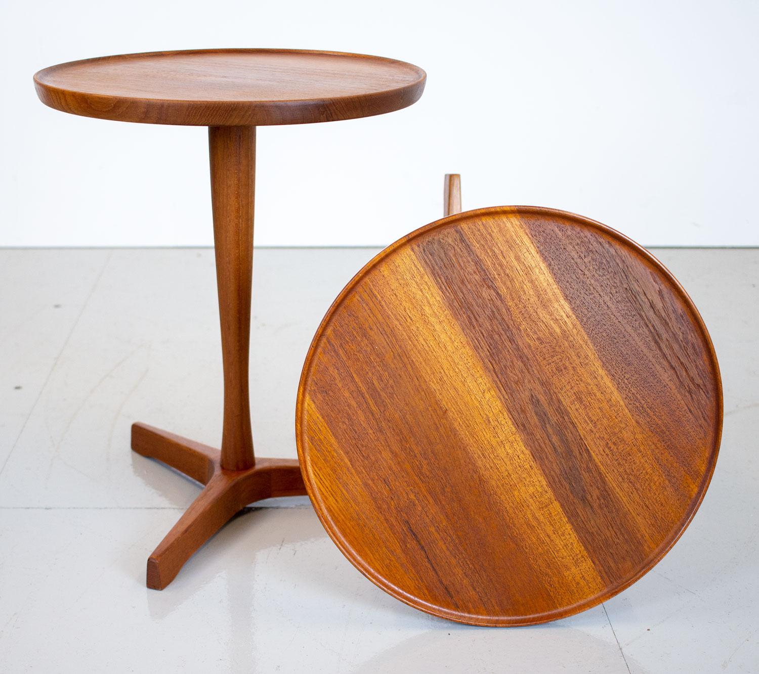 Mid-Century Modern Table d'appoint vintage Hans C. Andersen for Artex, teck, Danemark, années 1960 en vente