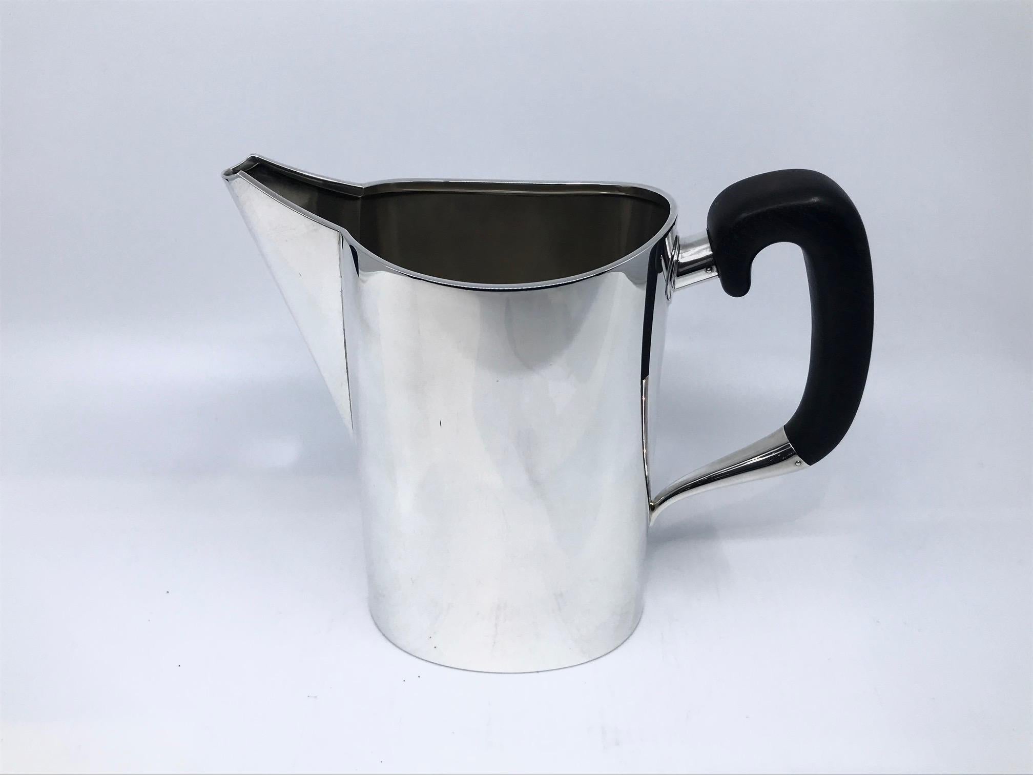 Modern Vintage Hans Hansen Sterling Silver Water Pitcher 392 For Sale