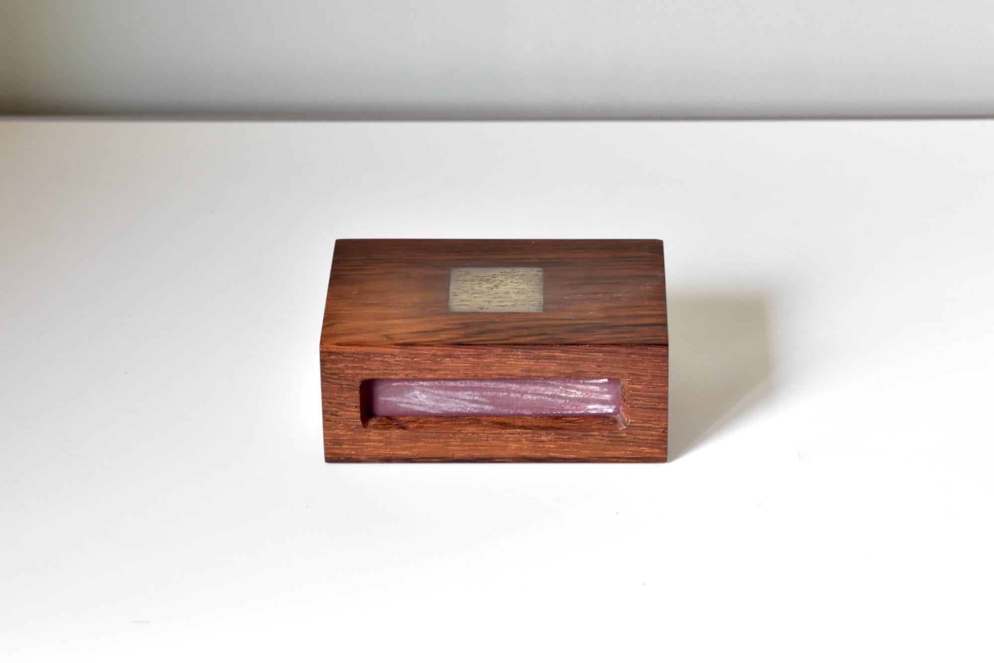 wooden matchbox