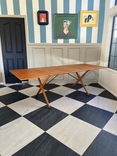 Vintage Hans J Wegner Drop Leaf Dining Table at 309 Danish Teak Modern
