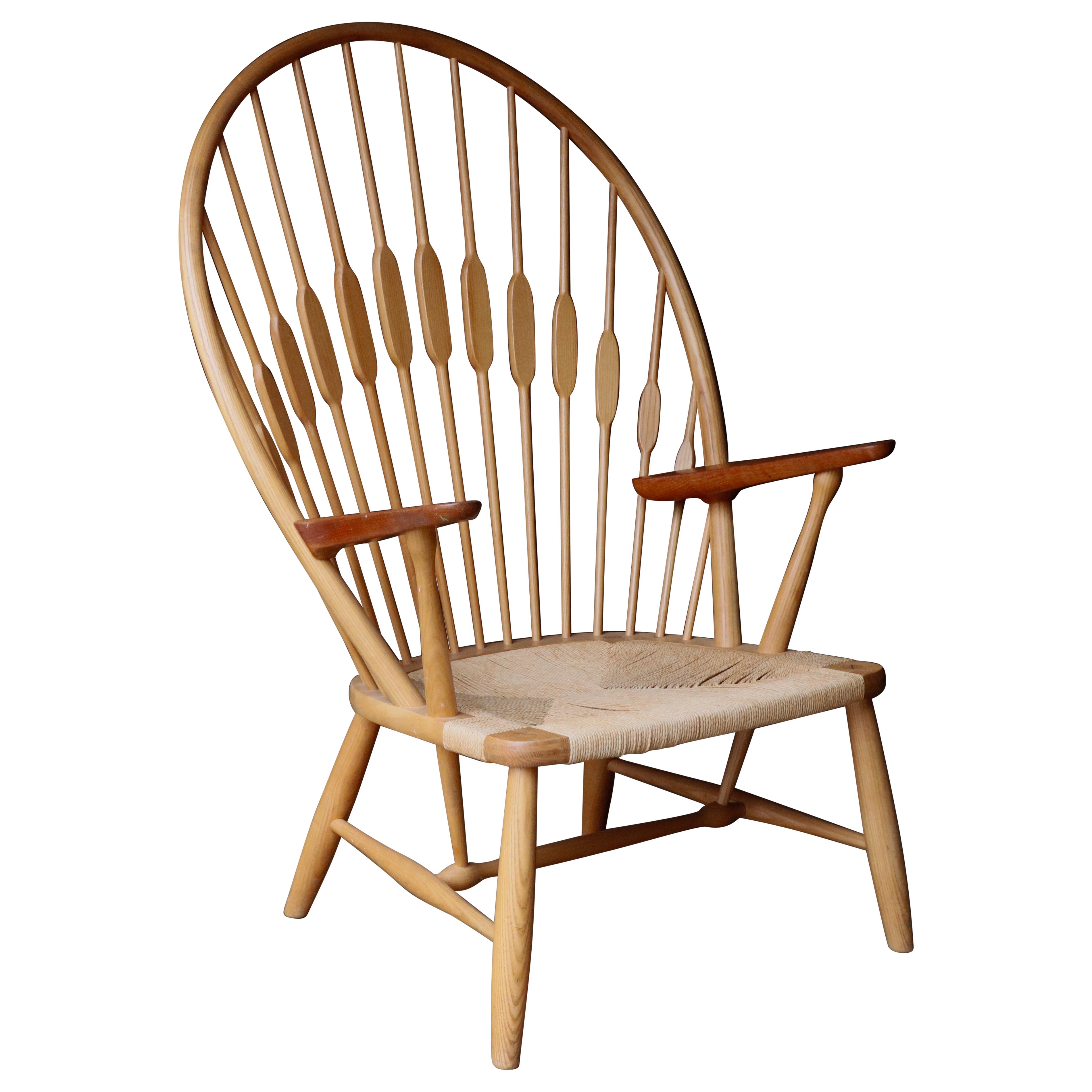 Vintage Hans J. Wegner JH 550 “Peacock Chair, Denmark, 1960s