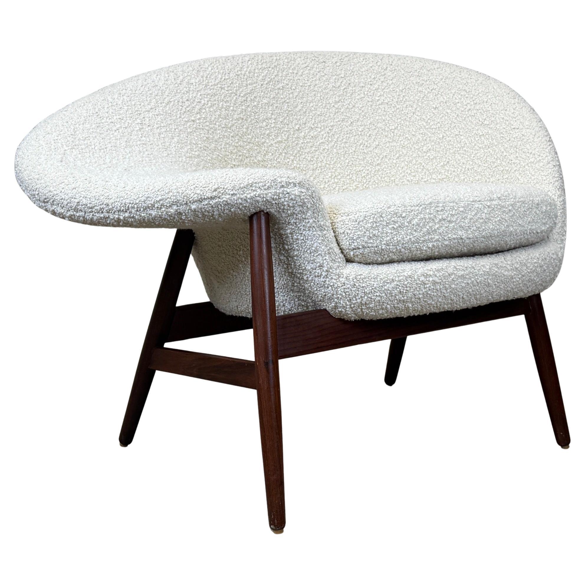 Silla vintage Hans Olsen para Bramin Fried Egg en venta