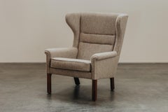 Sedia da salotto vintage Hans Wegner AP-65 dalla Danimarca, circa 1960.