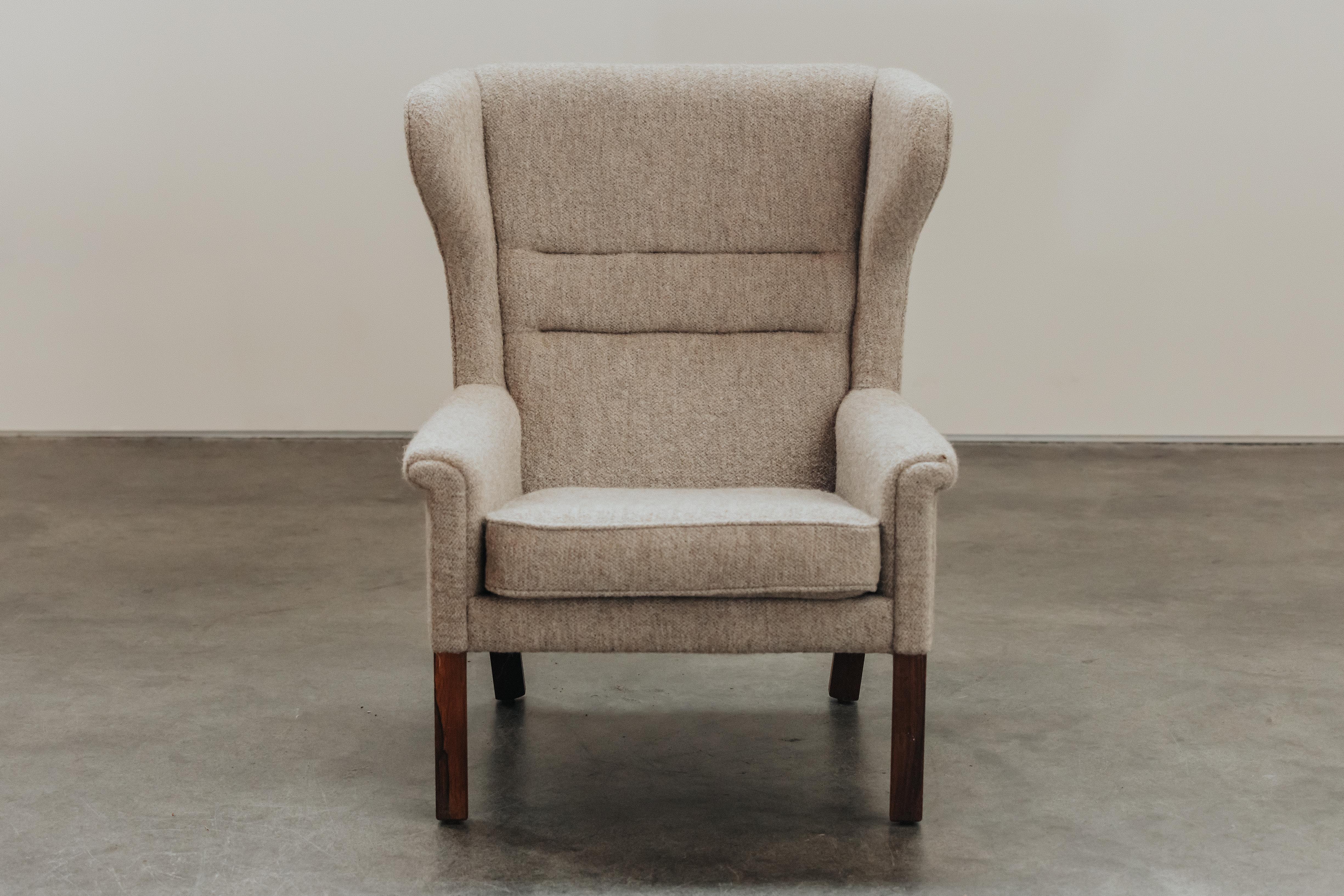 Européen Chaise longue vintage Hans Wegner AP-65 du Danemark, Circa 1960. en vente