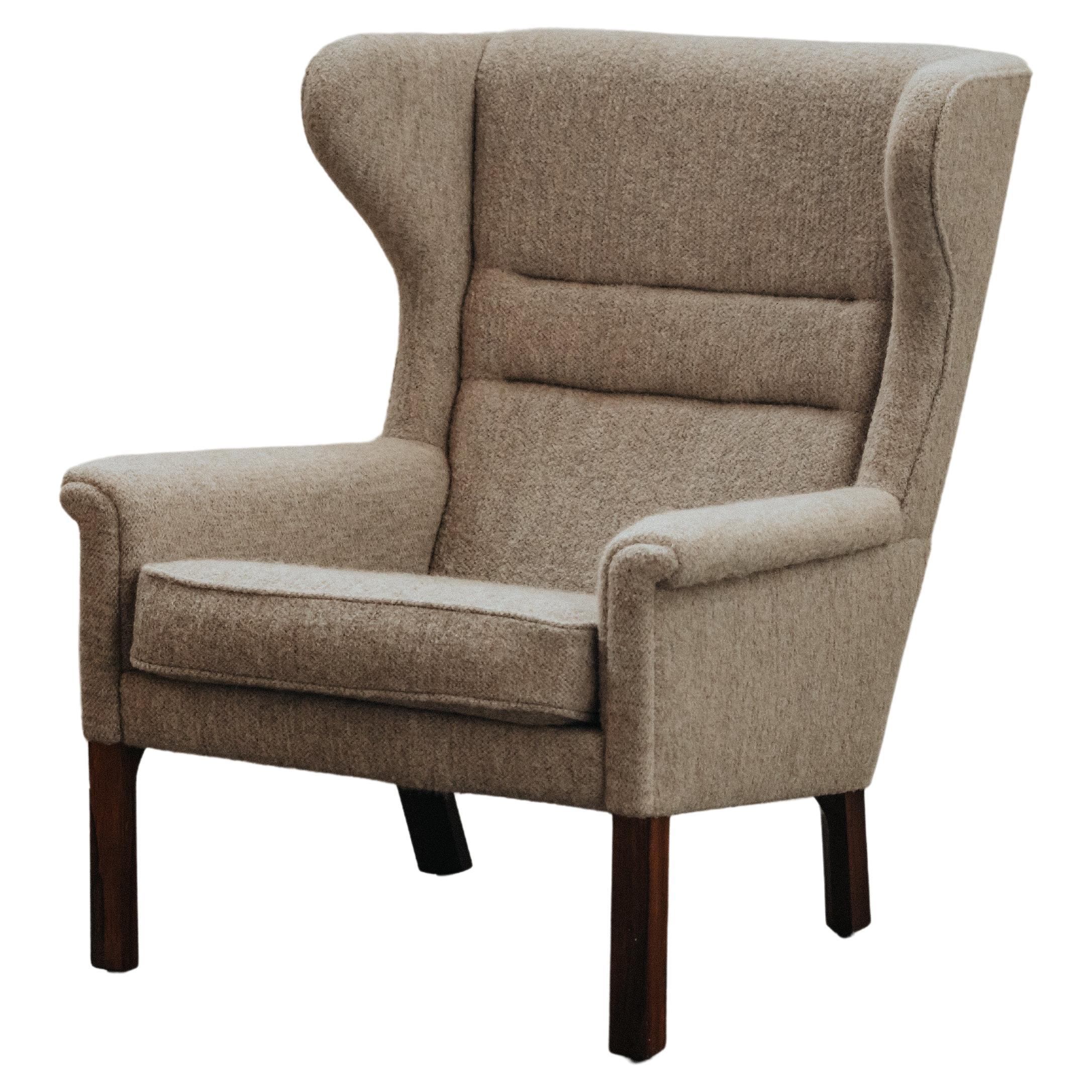 Vintage Hans Wegner AP-65 Lounge Chair From Denmark, Circa 1960.