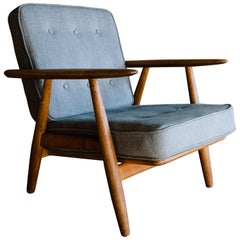 Vintage Hans Wegner "Cigar Chair", Model GE - 240, Denmark, circa 1950