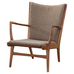 Sedia da salotto vintage Hans Wegner, modello AP-16, proveniente dalla Danimarca, circa 1960