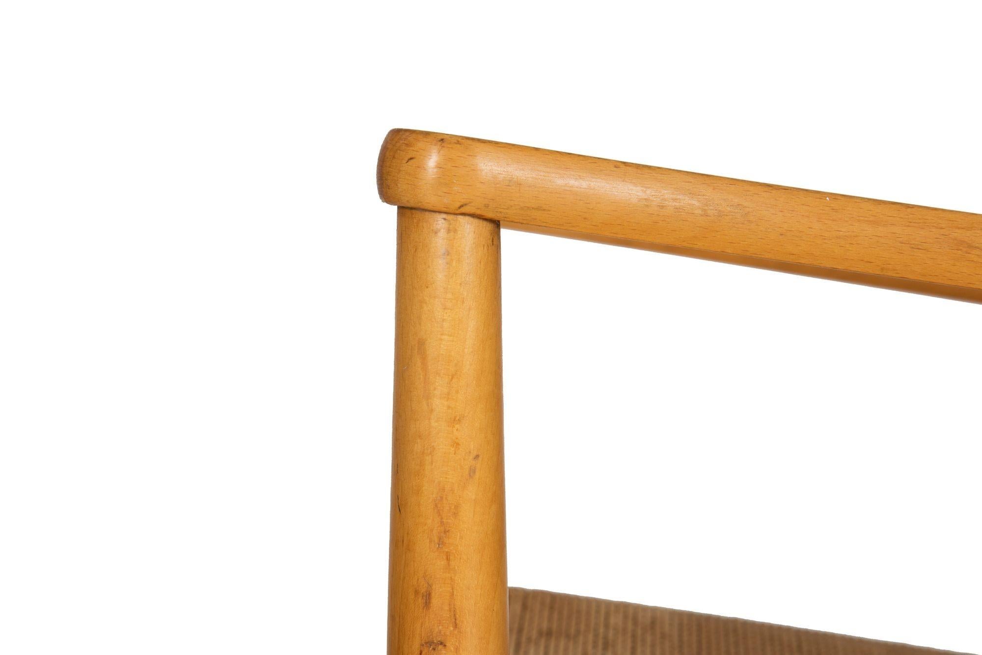Vintage Hans Wegner Model J16 Beechwood Rocking Chair circa 1973 13