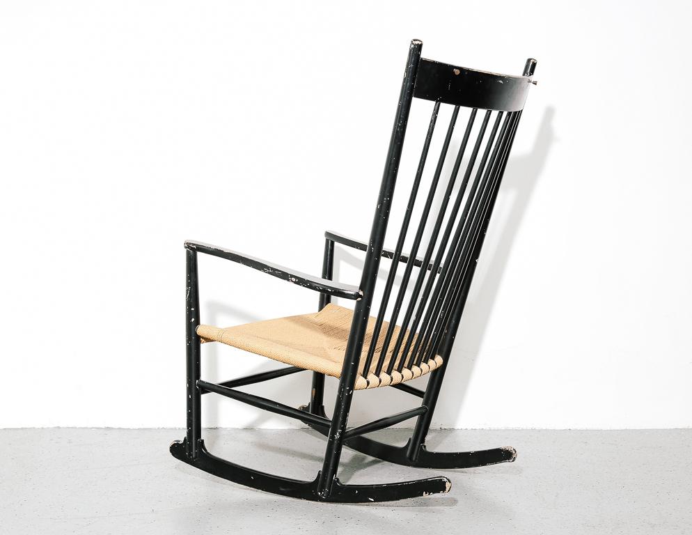 Vintage Hans Wegner Rocking Chair 5