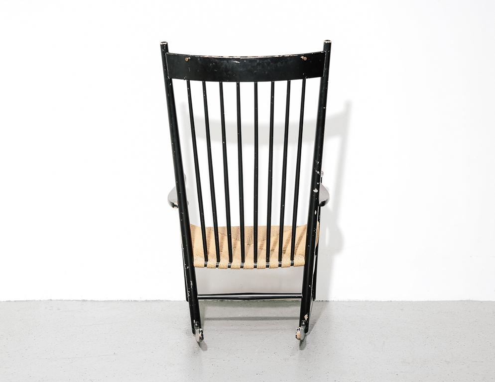 Vintage Hans Wegner Rocking Chair 6