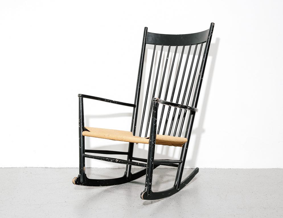 Vintage Hans Wegner Rocking Chair 3