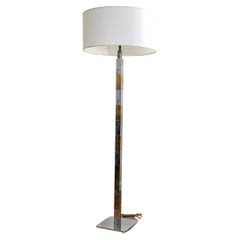 Used Hansen Lamps, Stewart Ross James, Brass and Chome Floor Lamp