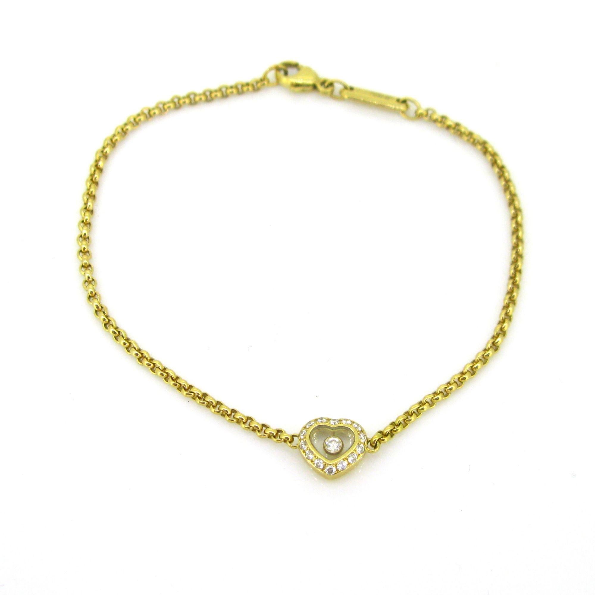 chopard happy diamond heart bracelet
