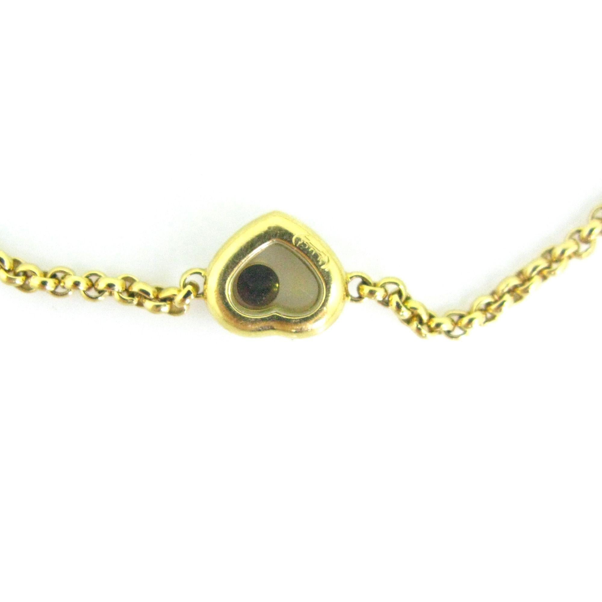 Bracelet cœur vintage Happy Diamonds en or 18 carats, CHOPARD Unisexe en vente