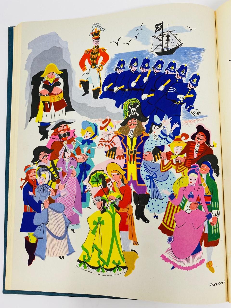 Milieu du XXe siècle Livre à couverture rigide vintage : un trésor de Gilbert &amp;amp; Sullivan 1941 en vente