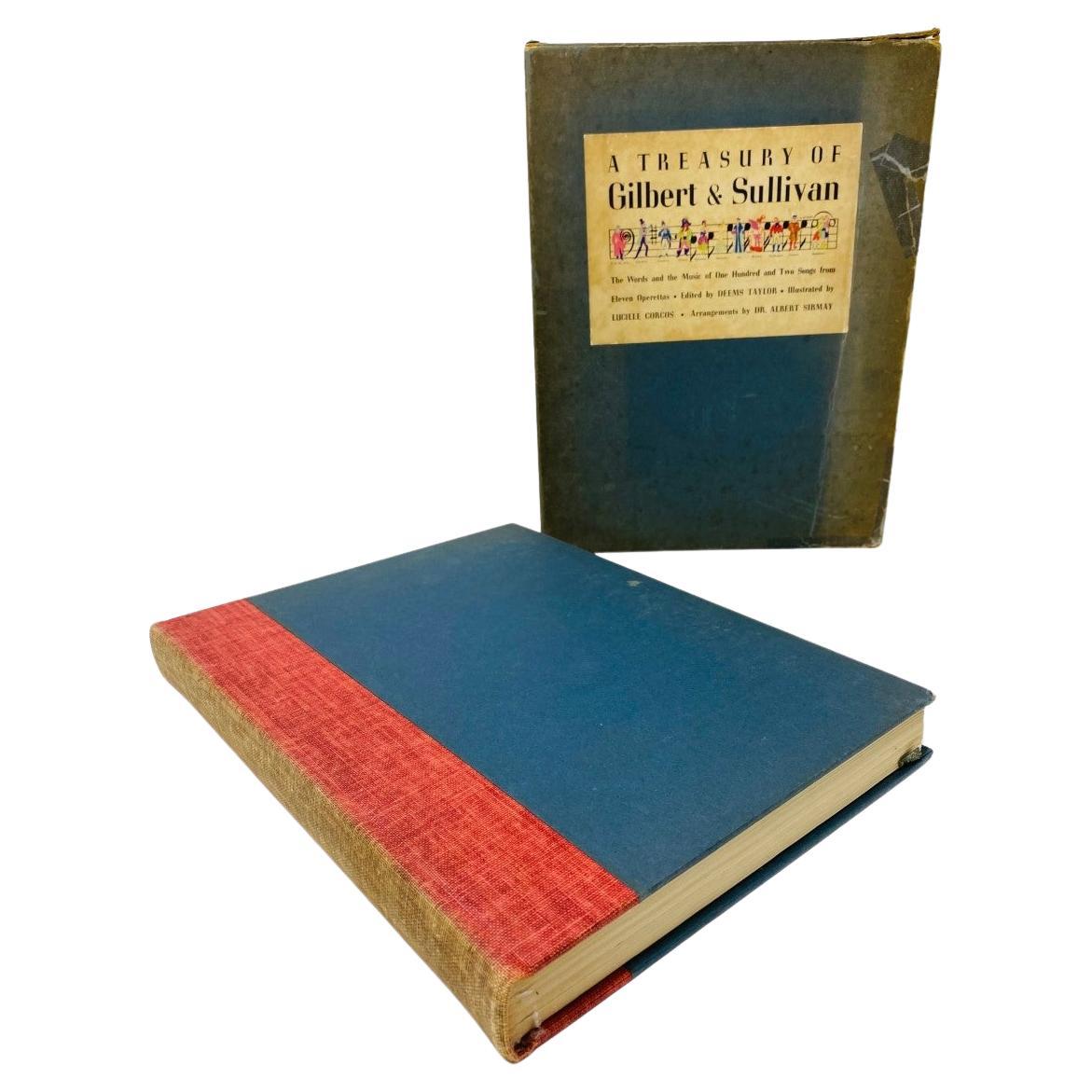 Vintage Hardcover Book: a Treasury of Gilbert & Sullivan 1941