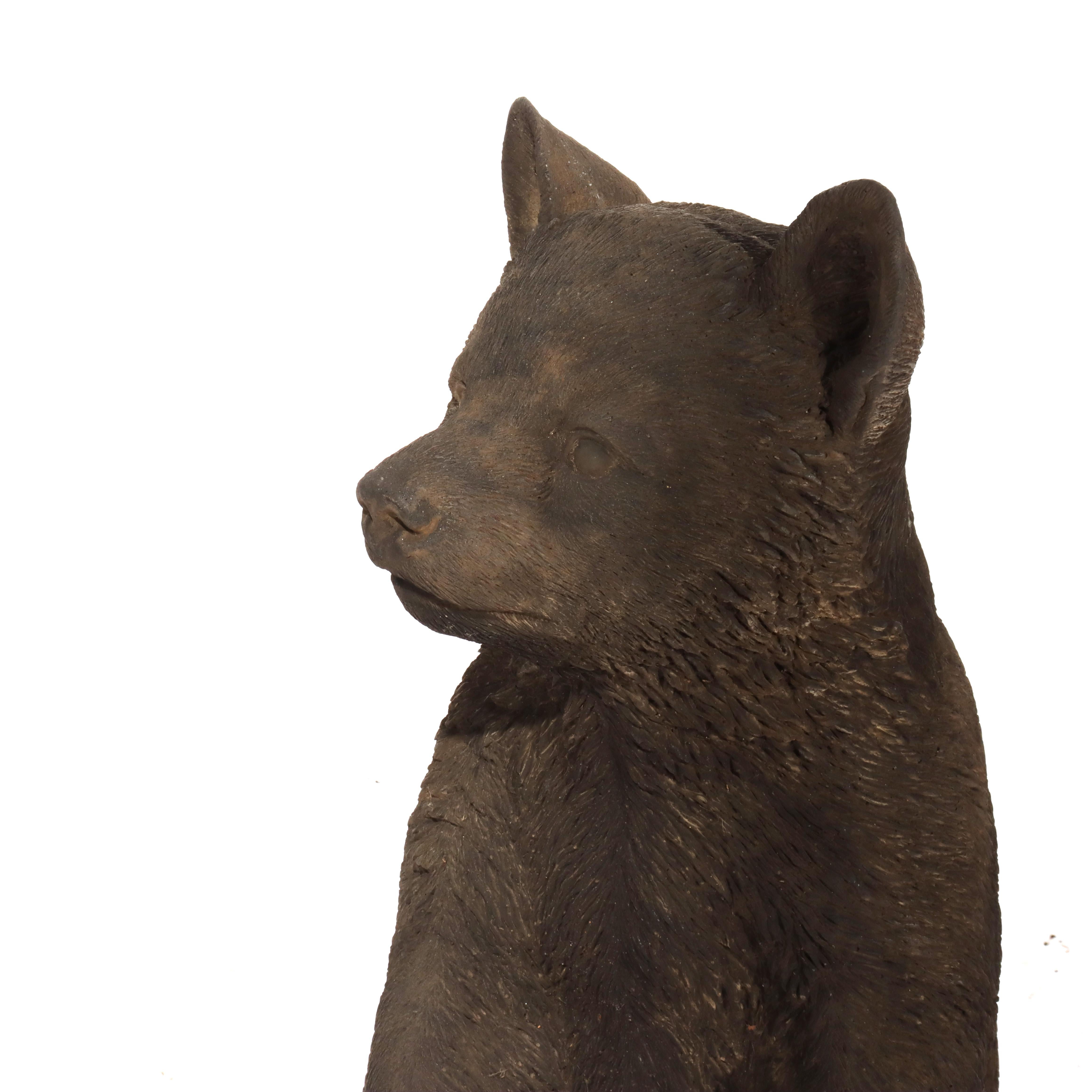 ***Reduced In-House Delivery Rates - Click on “Ask Seller” to Request a Quote***
Vintage Bronzed Cast Hardstone Garden Bear 20thC
Measures - 22.5
