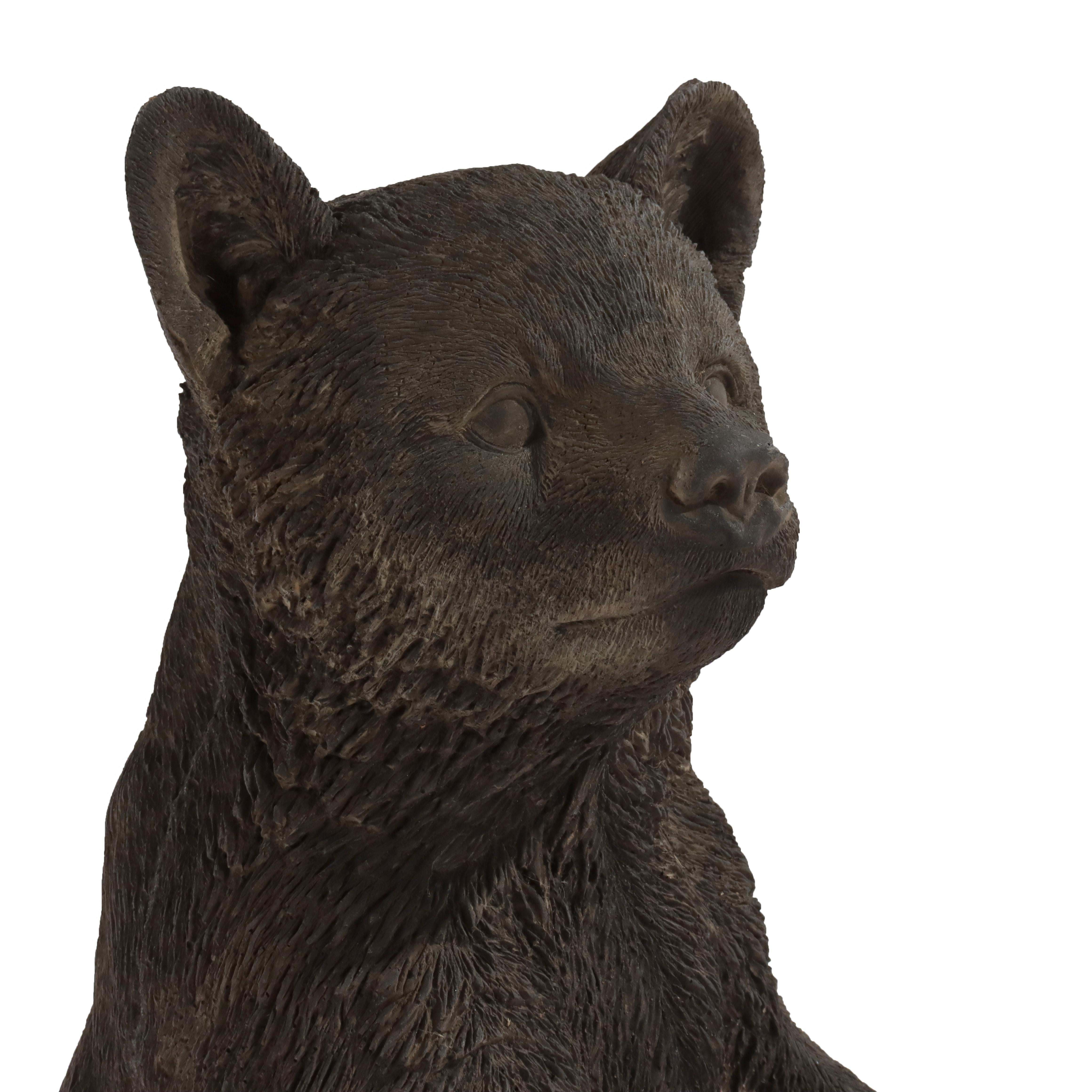 Vintage Hardstone Garden Bear 20thC In Good Condition For Sale In Big Flats, NY