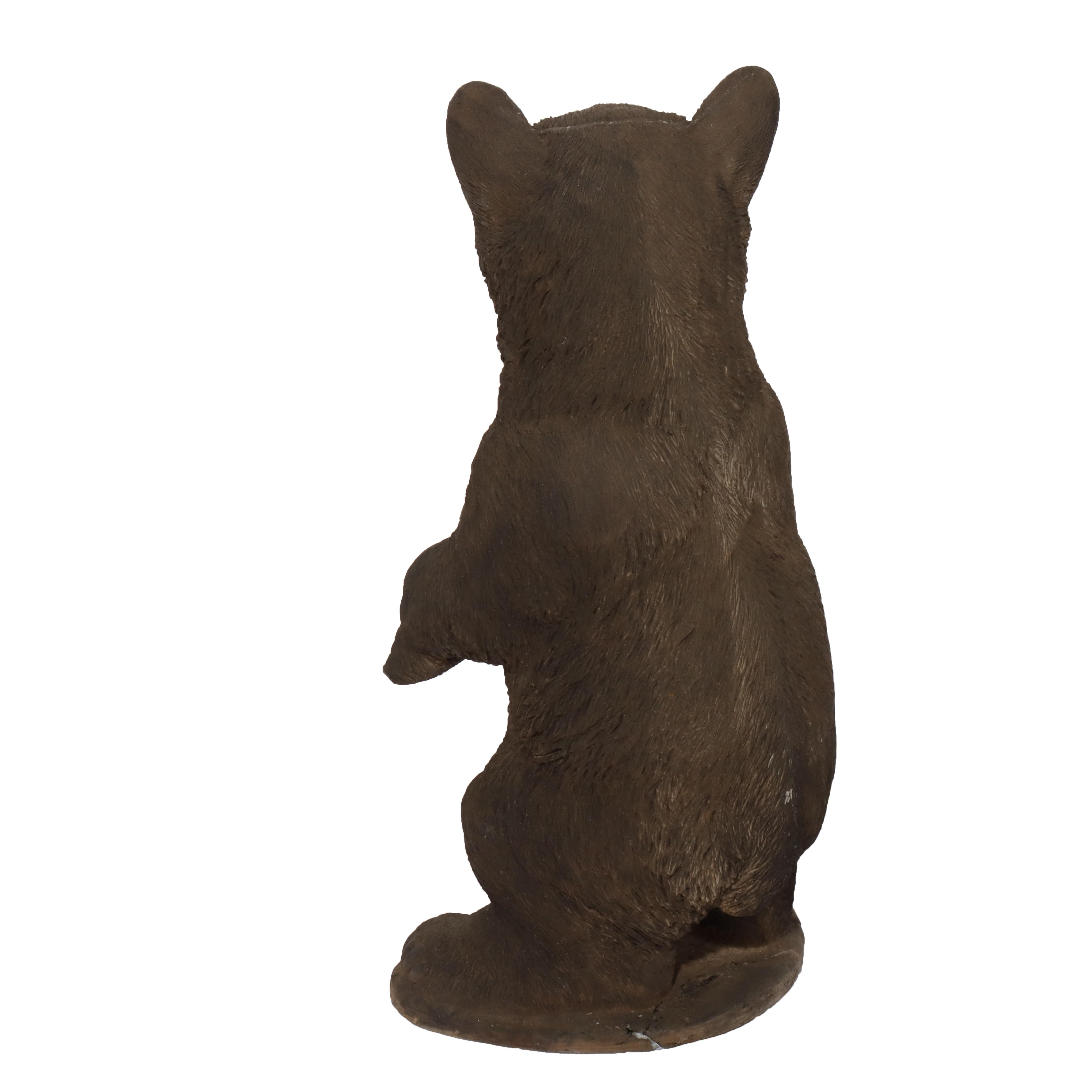 Vintage Hardstone Garden Bear 20thC For Sale 1