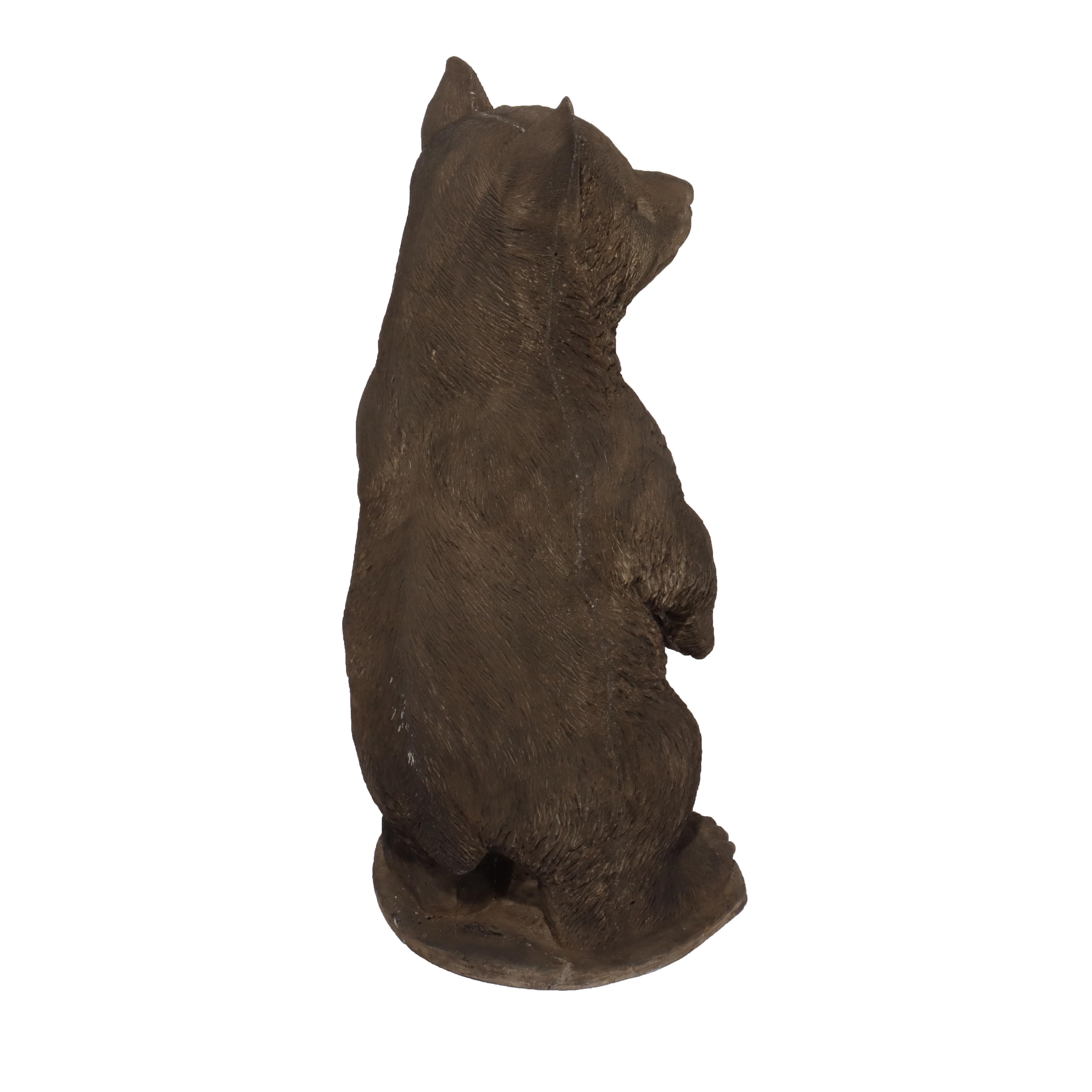 Vintage Hardstone Garden Bear 20thC For Sale 3