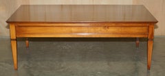 VINTAGE HARDWOOD KENNEDY HARRODS LONDON COFFEE COCKTAIL-TABLE FULL SiZED DRAWER