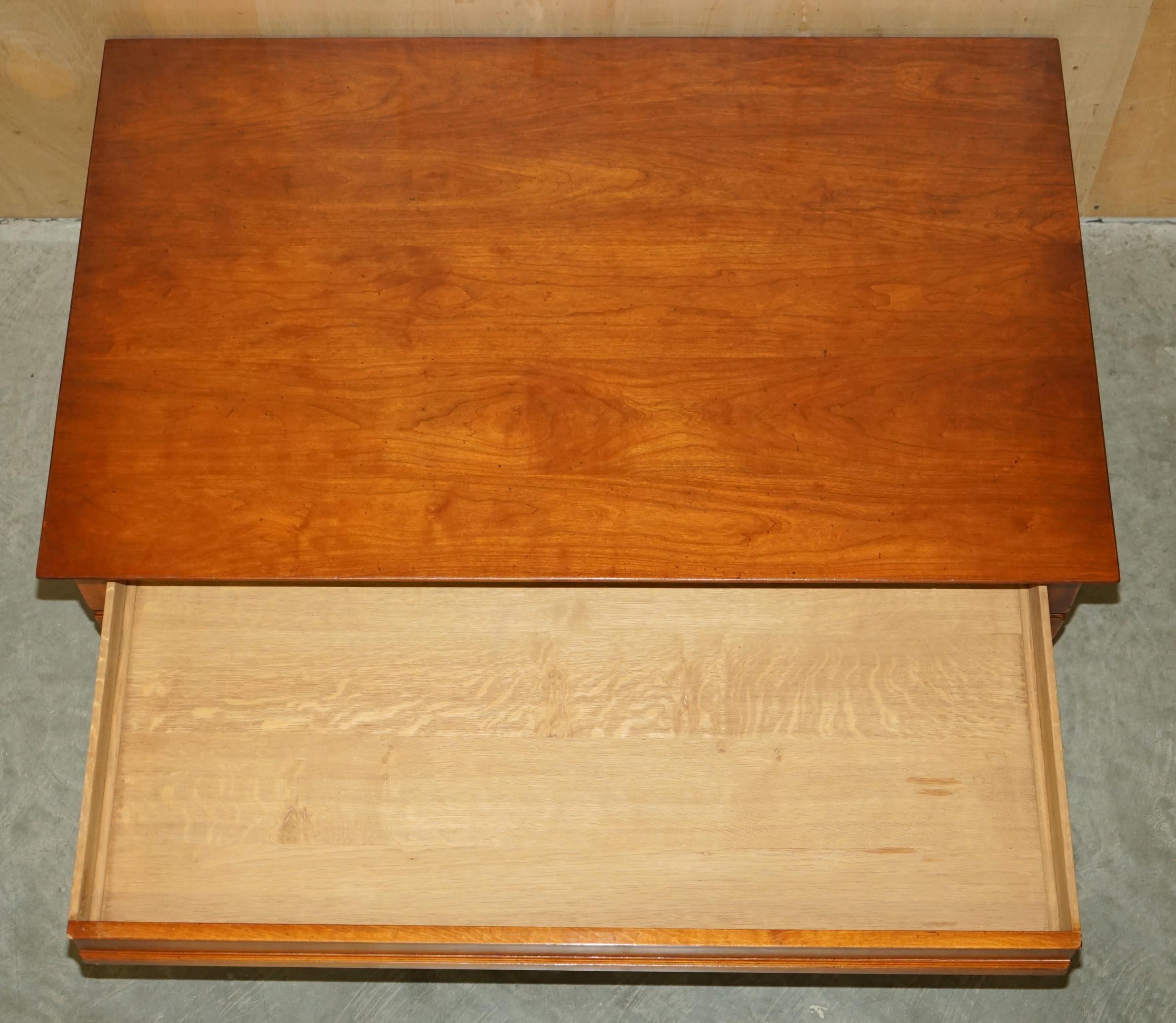 VINTAGE HARDWOOD KENNEDY HARRODS LONDON COFFEE COCKTAIL TABLE FULL SiZED DRAWER 13