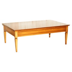 VINTAGE HARDWOOD KENNEDY HARRODS LONDON COFFEE COCKTAIL TABLE FULL SiZED DRAWER