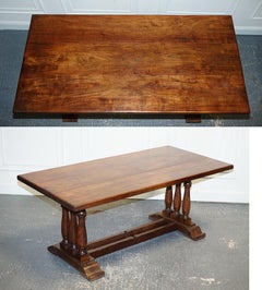 VINTAGE HARDWOOD RECTANGULAR DINiNG TABLE  185CM