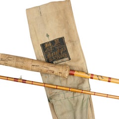 Vintage Hardy Fly Fishing Rod, the 'Halford Knockabout', circa 1960, Split Cane