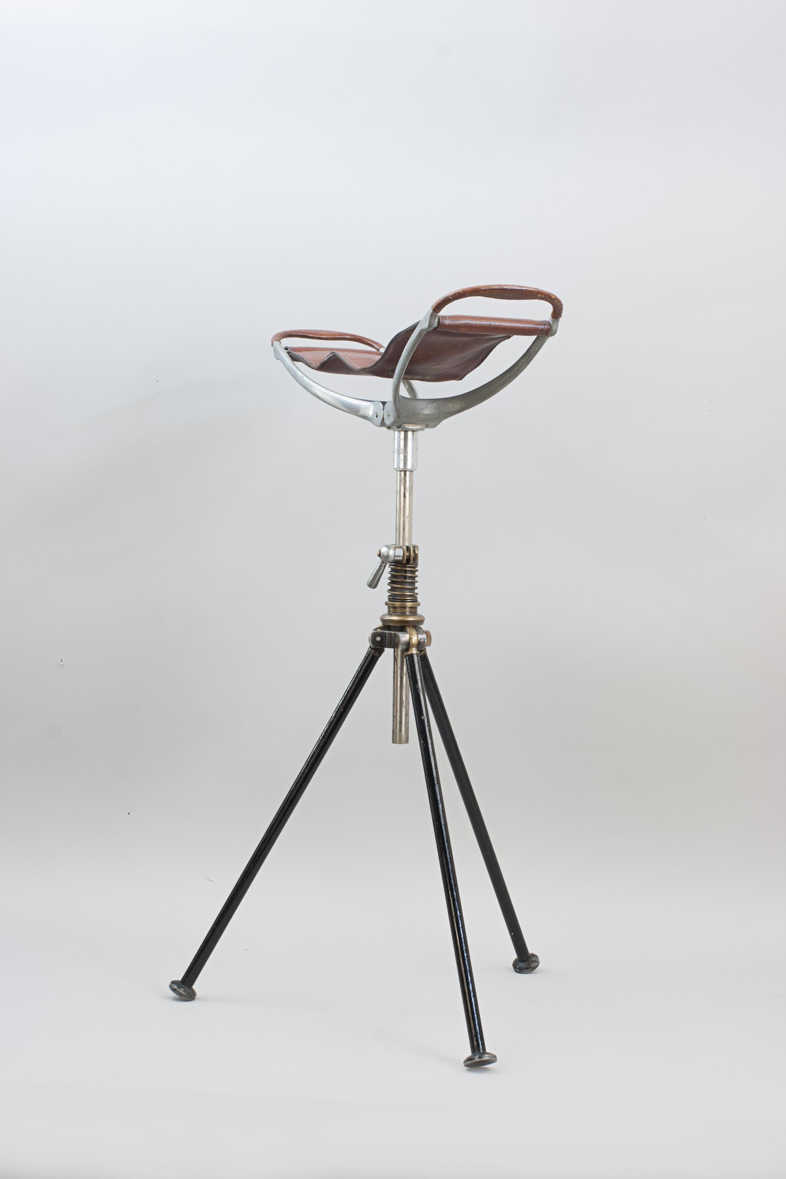 Vintage Hardy Tripod Fishing Seat, Shooting Seat, Sportsman's Walking Stick 5