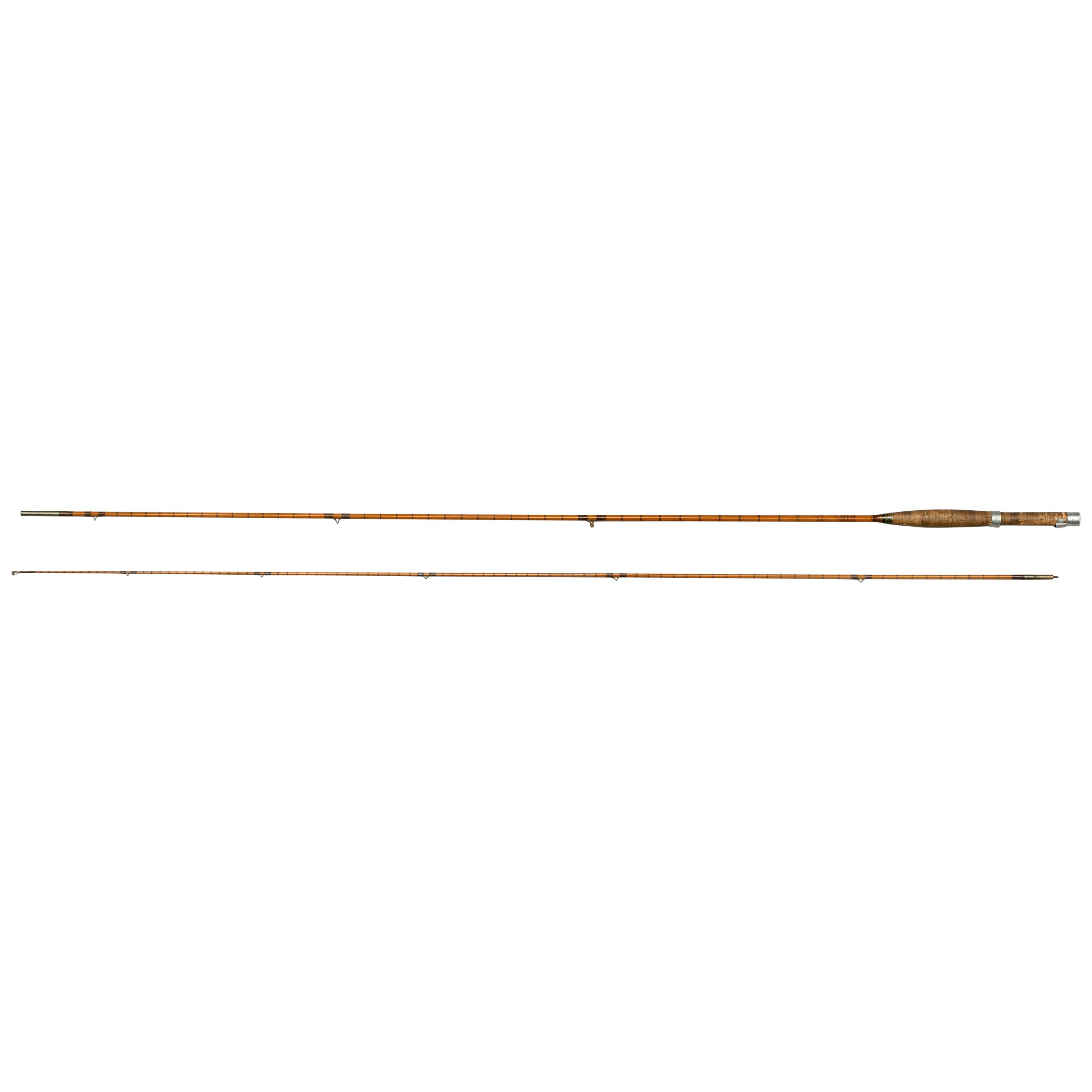 Vintage Hardy Trout Fly Fishing Rod, the 'C.C. de France' Split Cane, Palakona
