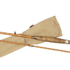 Vintage Hardy Trout Fly Fishing Rod, the 'C.C. de France' Split Cane, Palakona