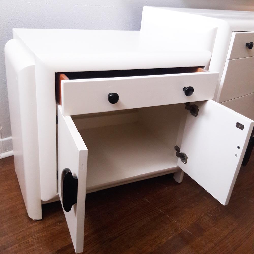 white nightstand