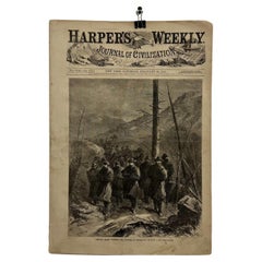 Vintage Harper's Weekly Journal of Civilization New York 1864