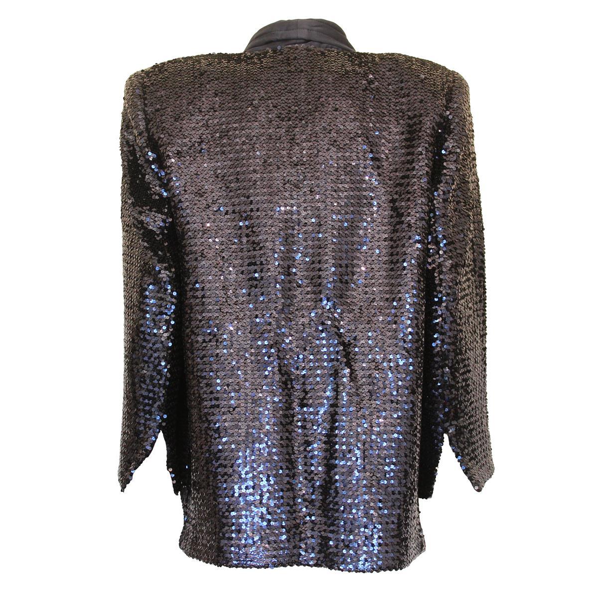 Vintage sequins jacket
Vintage
Sequins
Blue color
Satin revers
Two pockets
Length from shoulder cm 70 (27.5 inches)
Shoulders cm 45 (17.7 inches)
Worldwide express shipping included in the price !