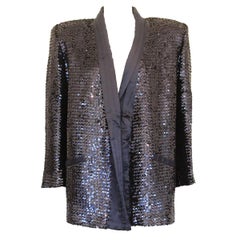 Harriet Selling - Veste à paillettes vintage IT42