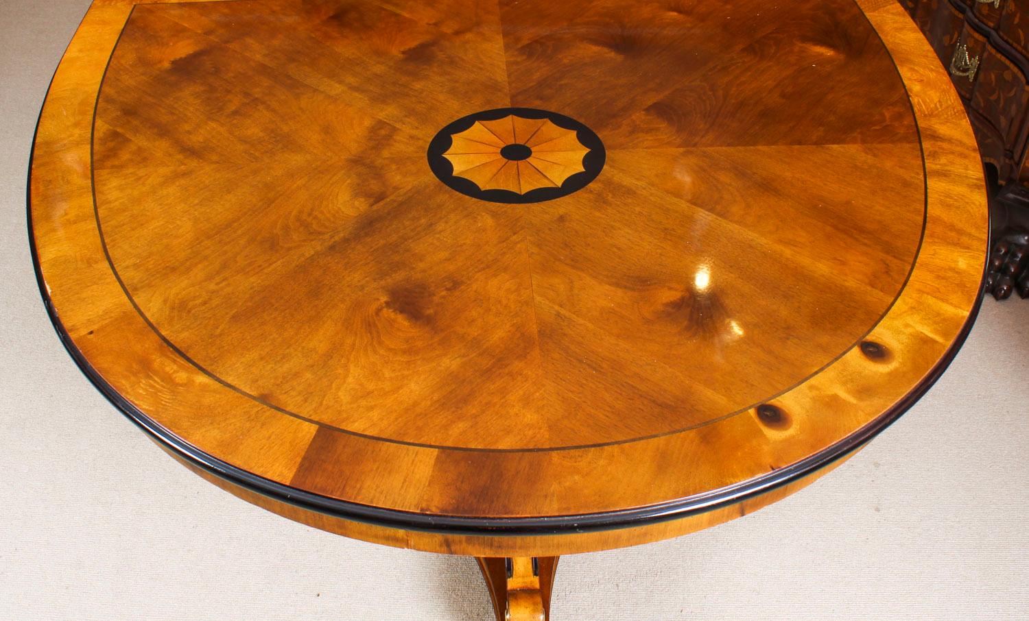 Vintage Harrods Dining Table 20th Century and 12 Dining Chairs, 19th Century 3