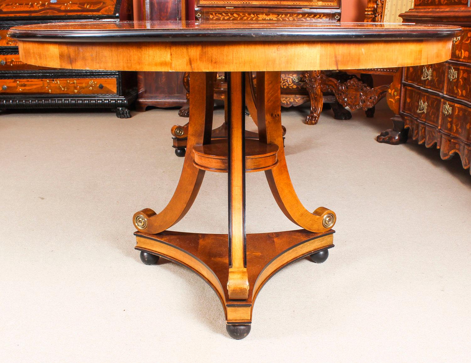 Vintage Harrods Dining Table 20th Century and 12 Dining Chairs, 19th Century 6
